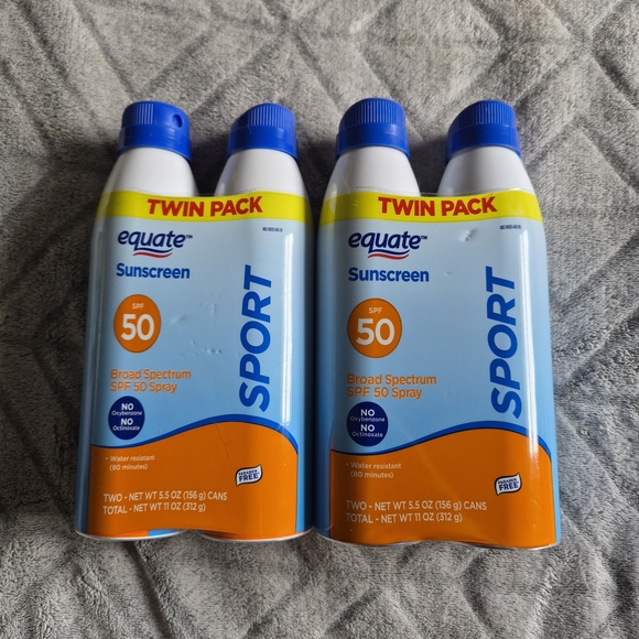 Equate Other - *FREE* 2 Sport Sunscreen Twin Packs SPF 50